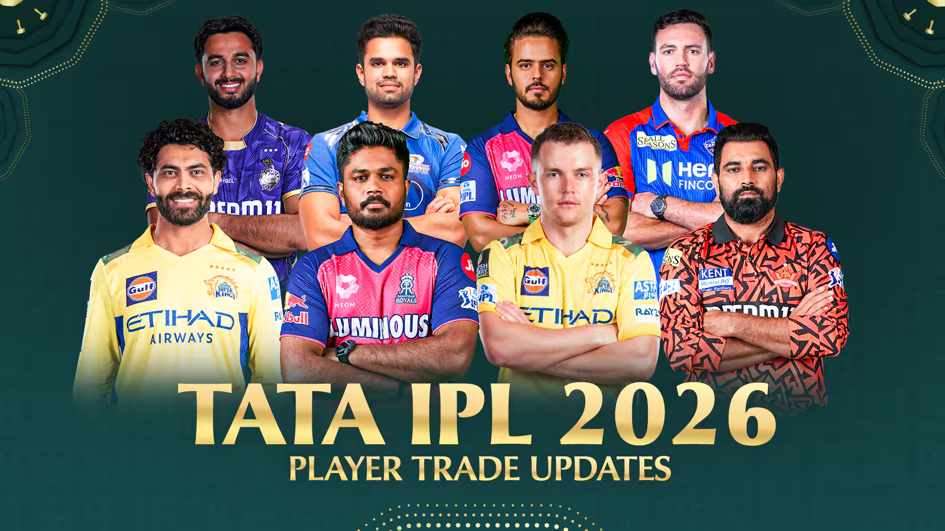 IPL 2026 all teams and captains - Bet on sigmaexch.com.co